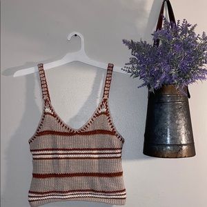 AEO Crochet Crop tank